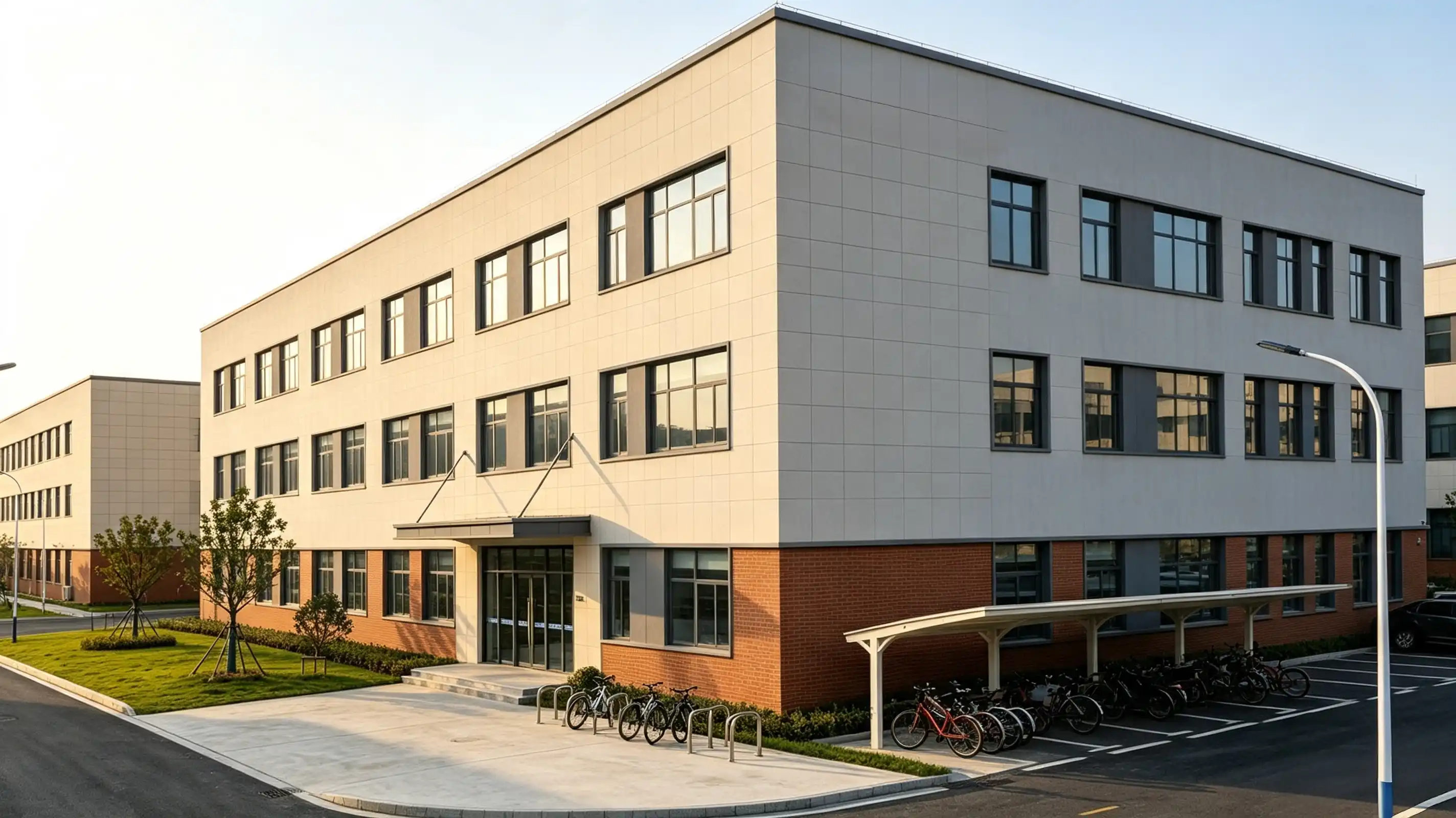 Gerteise modern office building — precision measurement instruments and PCAP touch screen technology solutions provider.